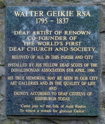 1795 - 1837: Walter Geikie, Painter (Scotland)